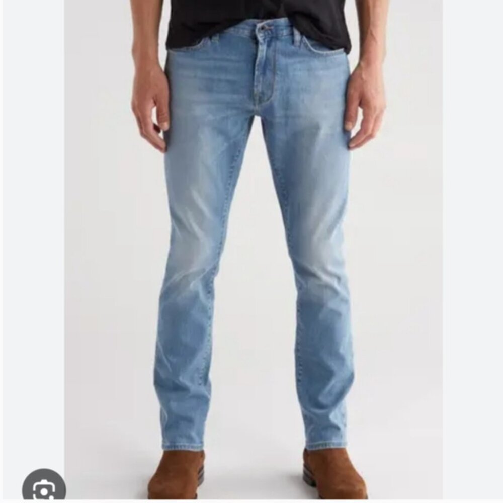 John Varvatos Men's Cotton Blend Bowery Slim Straight Jeans Denim 34x32